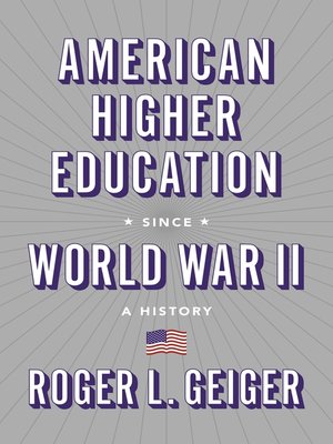 cover image of American Higher Education since World War II